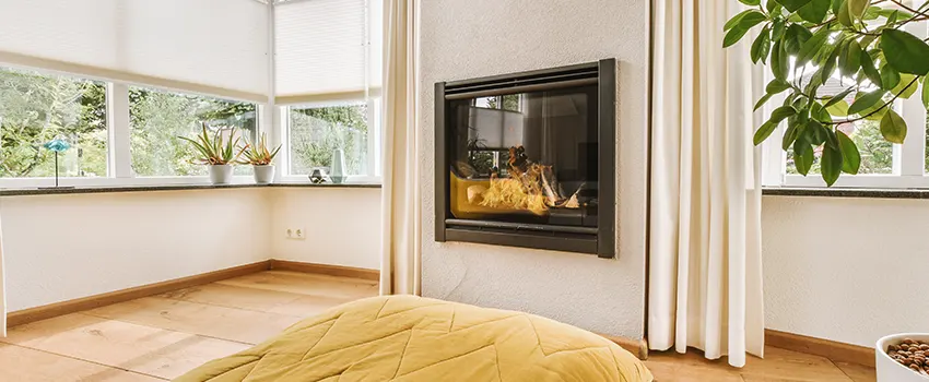 Residential Fireplace Ceramic Glass Installation in Kenmore, WA