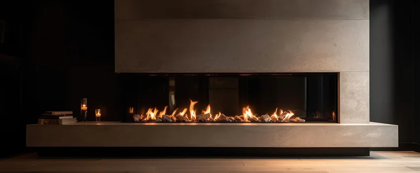 Gas Fireplace Ember Bed Design Services in Kenmore, Washington